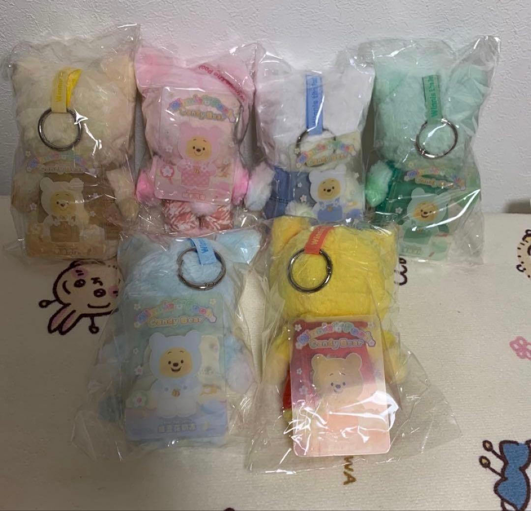 トップトイ くまのプーさん 6点　キャンディーベアシリーズ