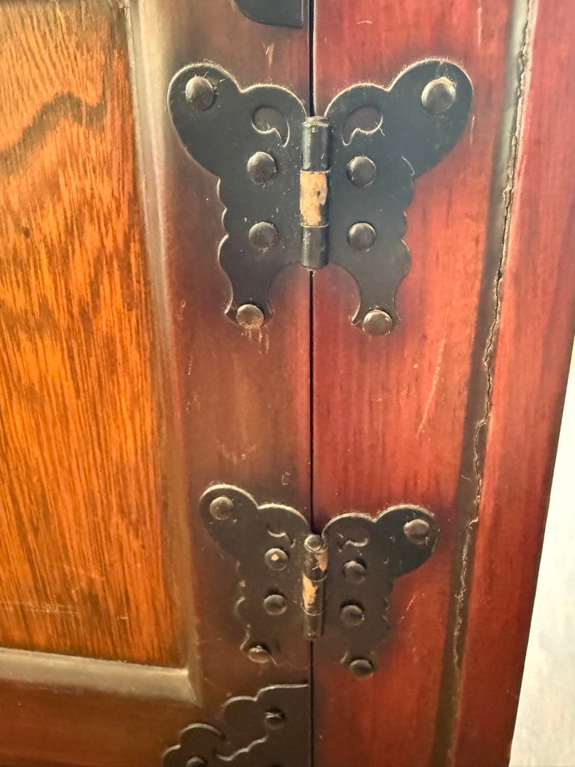 李朝 薬箪笥 ヤクジャン アンティーク 引き出し 戸棚 レトロ 木製