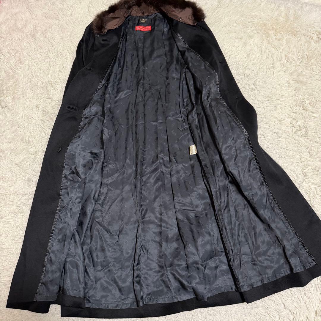 最高級極美品　XLサイズ相当　カシミヤ100% ロシアンセーブル　ピアチェンツァ