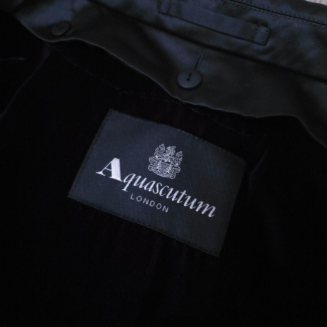 Aquascutum LONDON BUCOL トレンチコート ベロア　ライナー