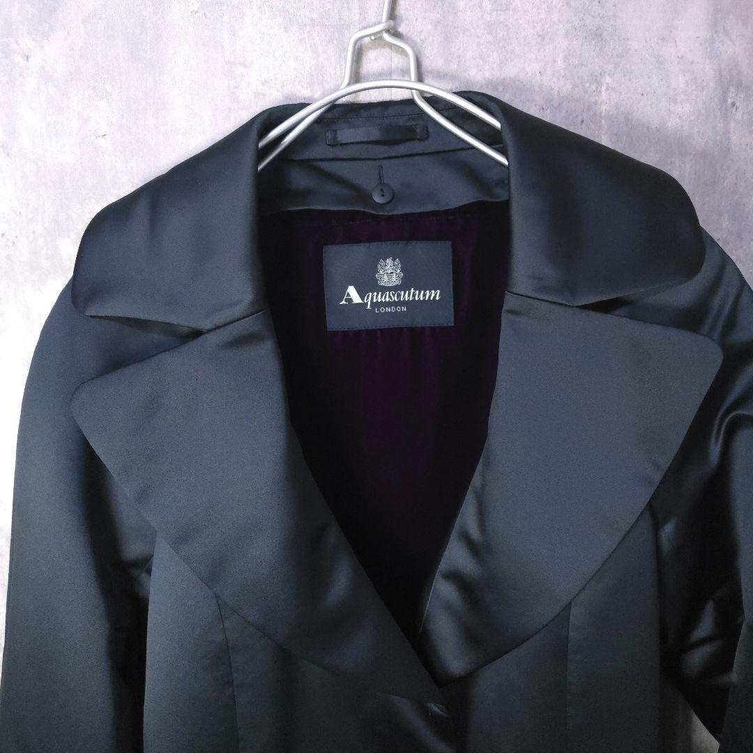 Aquascutum LONDON BUCOL トレンチコート ベロア　ライナー