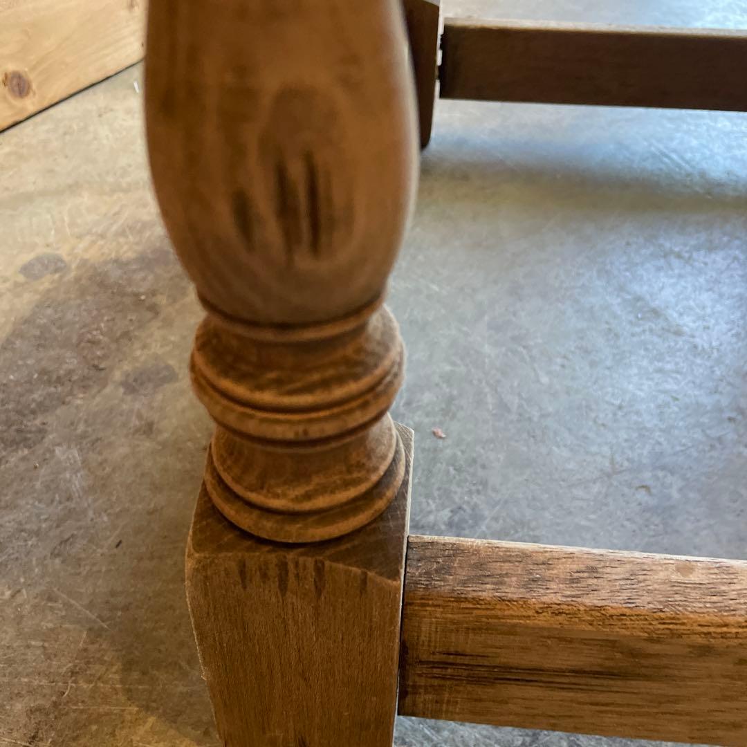 ビンテージ　サイドテーブル ベッドサイドテーブル　スツール　剥離