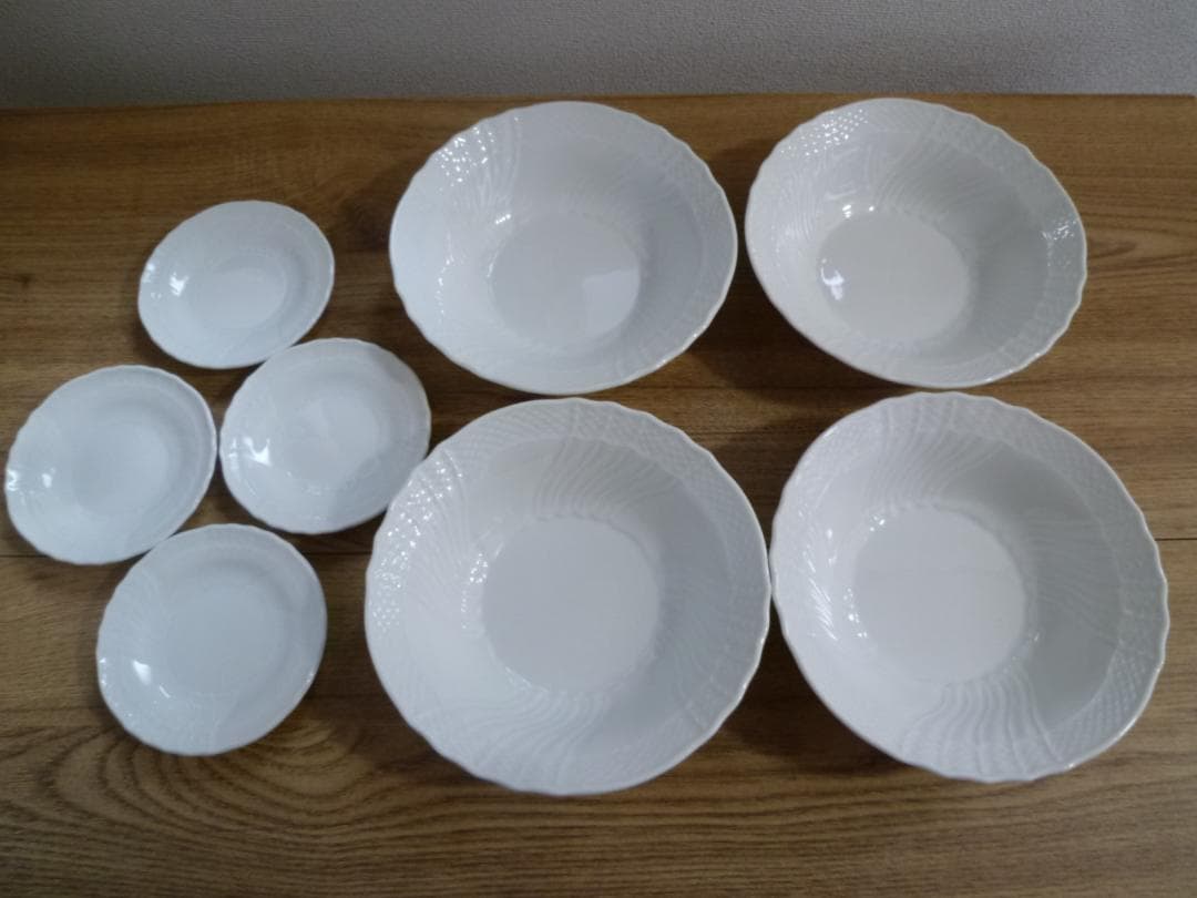 リチャードジノリ ベッキオホワイト フルーツソーサー＆ 豆皿