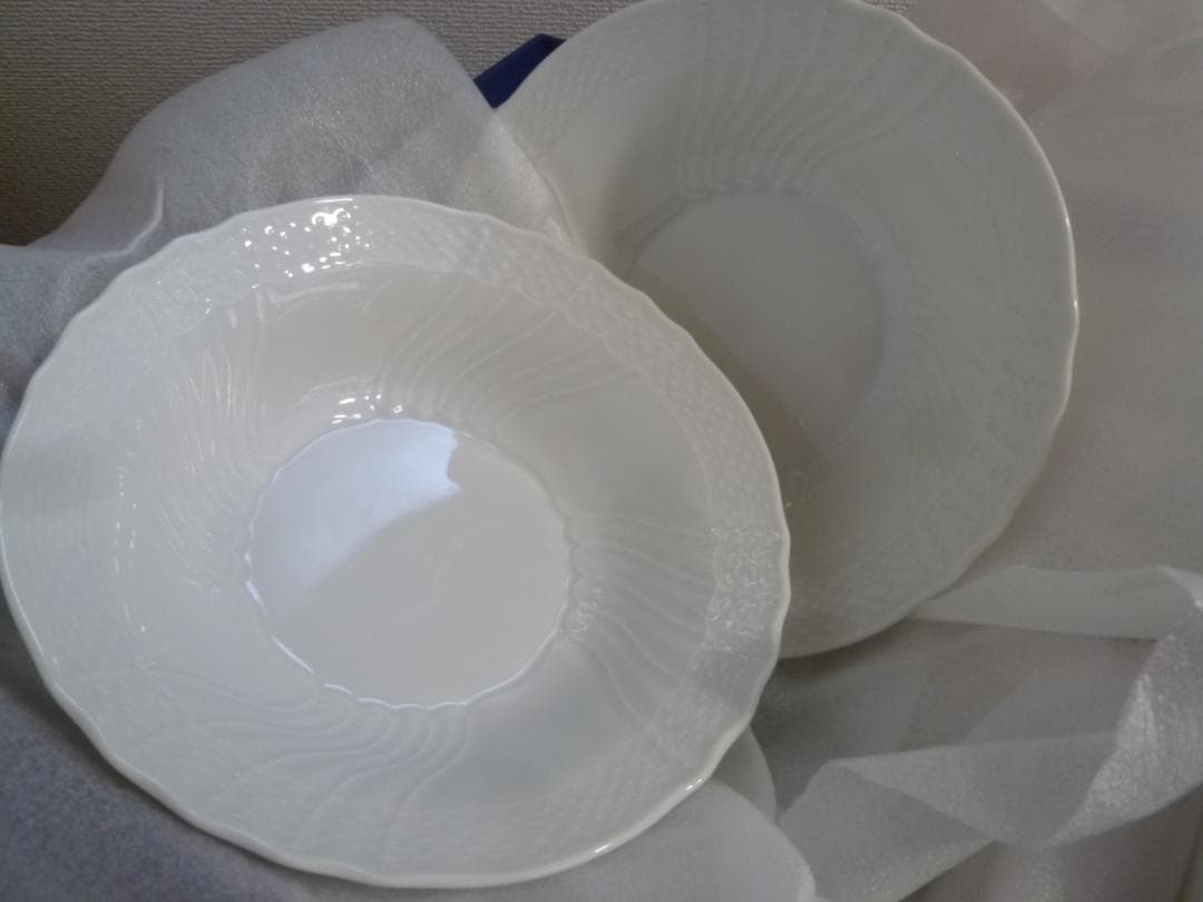 リチャードジノリ ベッキオホワイト フルーツソーサー＆ 豆皿