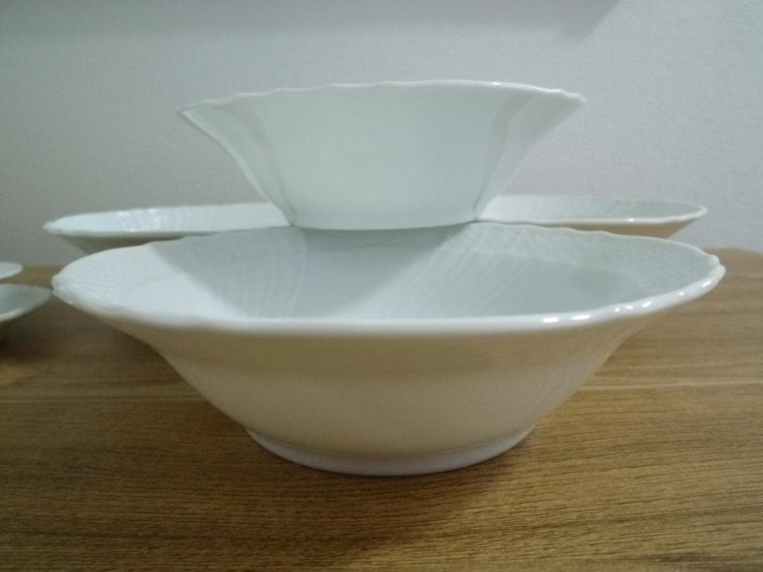 リチャードジノリ ベッキオホワイト フルーツソーサー＆ 豆皿