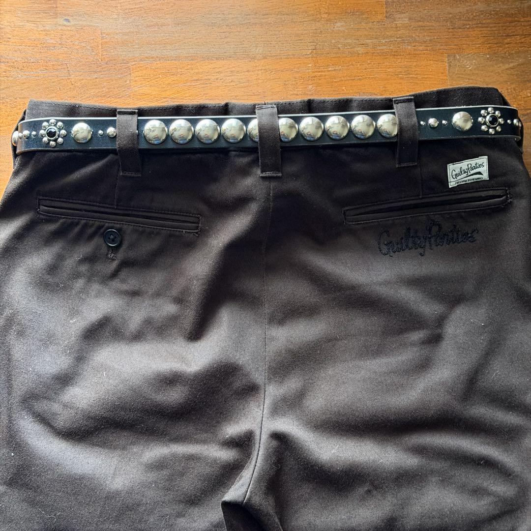 スタッズナローベルトQuiet UKサドル23mm34inch110cm