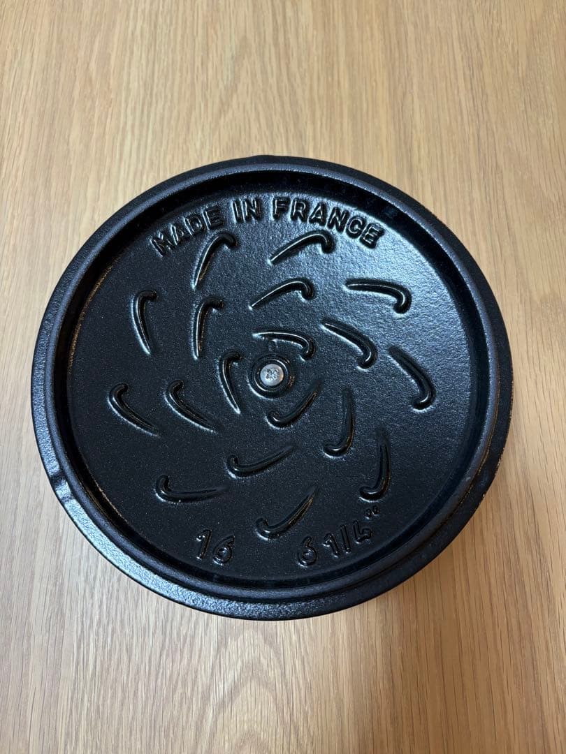 【新品未使用品】staub ワナベS 16cm スノーフレーク グランブルー