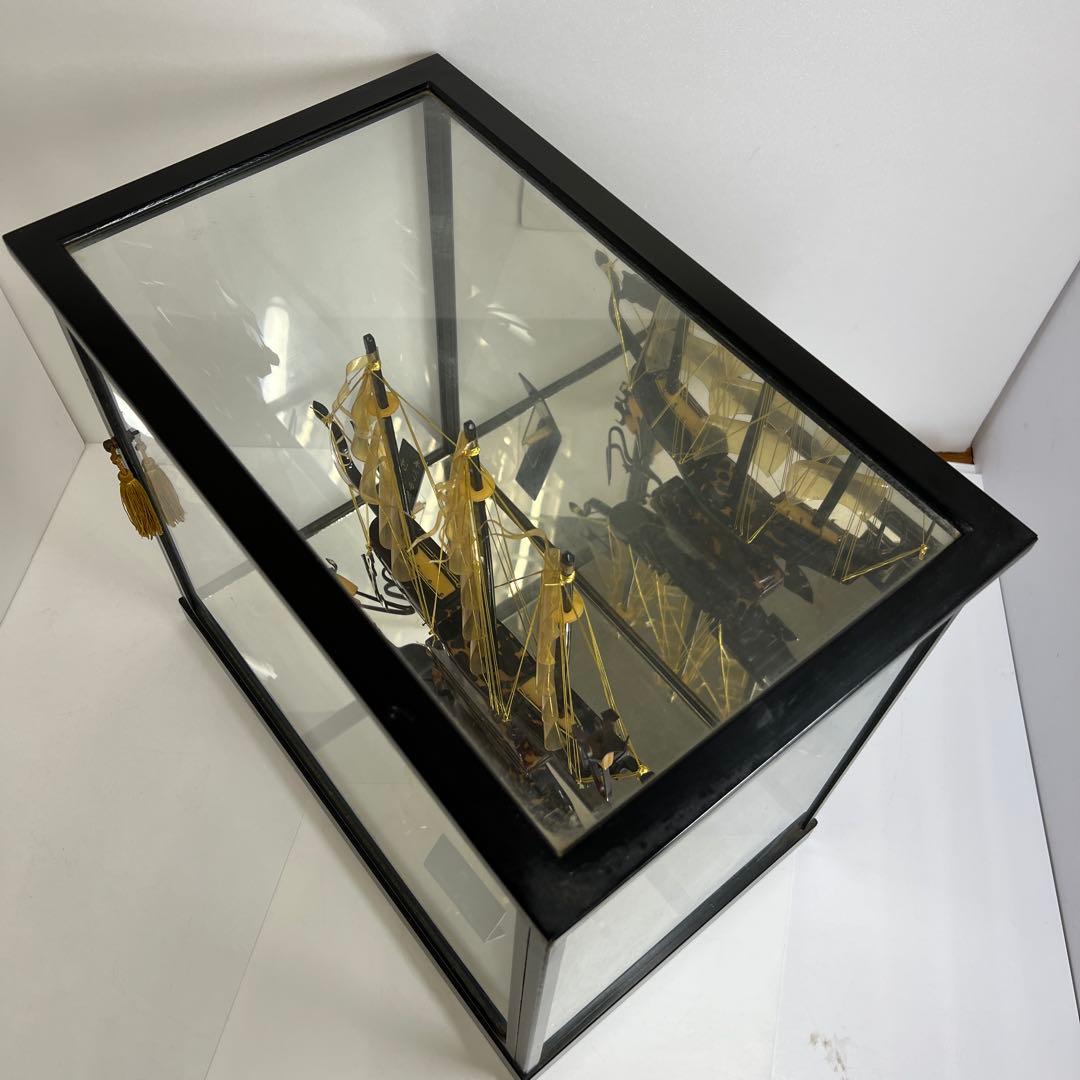 本鼈甲　オランダ船　ケース付　東Y7-1212①タトオ