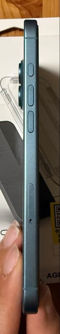 バッテリー97 iphone 16 plus ティール 128gb simフリー