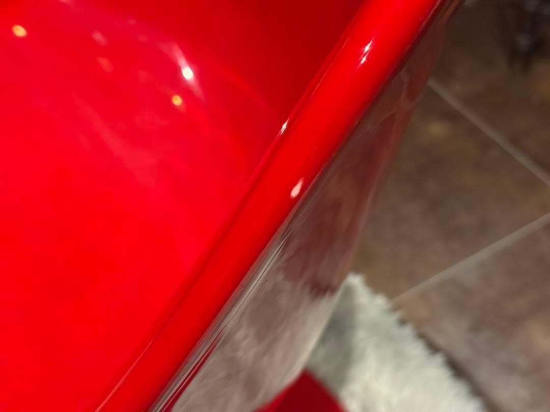 希少　Kartell　カルテル　レッド　回転チェア　ビンテージ　レトロ　YZ