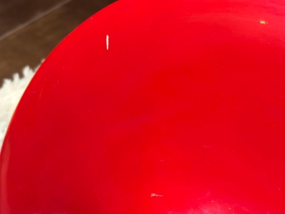 希少　Kartell　カルテル　レッド　回転チェア　ビンテージ　レトロ　YZ