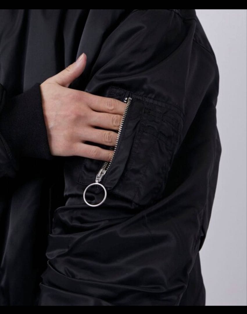 KIDILL キディル MA-1 ボンバージャケット ブラック 黒 フリーサイズ