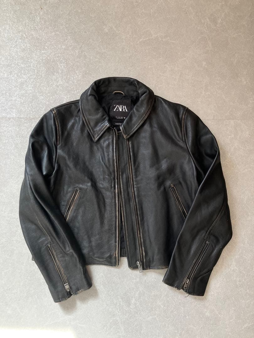 ZARA リアルレザージャケットL