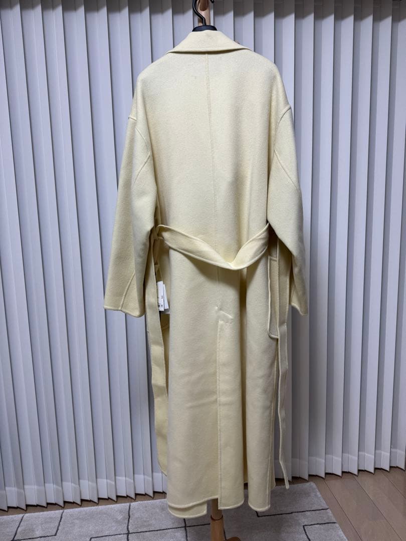 最終値下げ❗️【新品未使用】Apart byカシープスタンドロングコートMサイズ