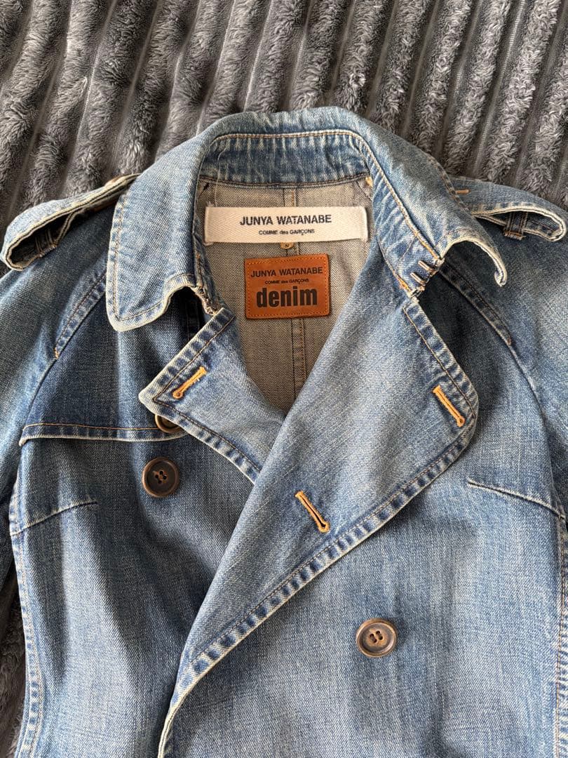 【美品】JUNYA WATANABE デニム トレンチコート