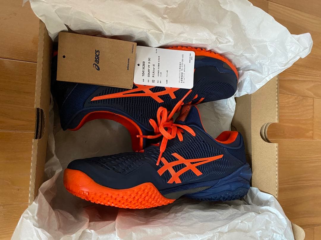 超美品テニスシューズ ASICS COURT FF 3 ＯＣ26.5cm