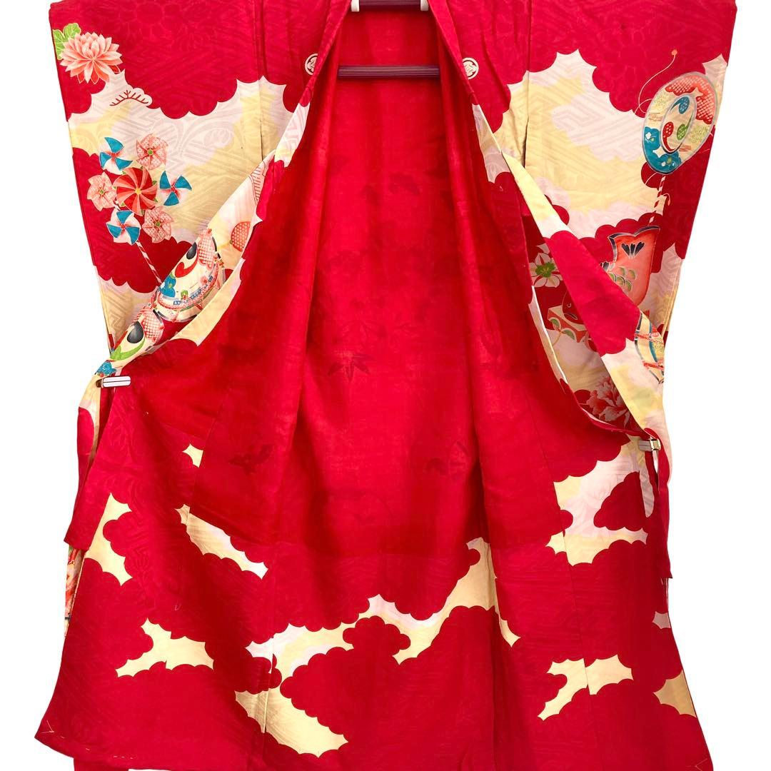 アンティーク 3歳 女の子 子供着物 七五三 アンティーク着物 NO