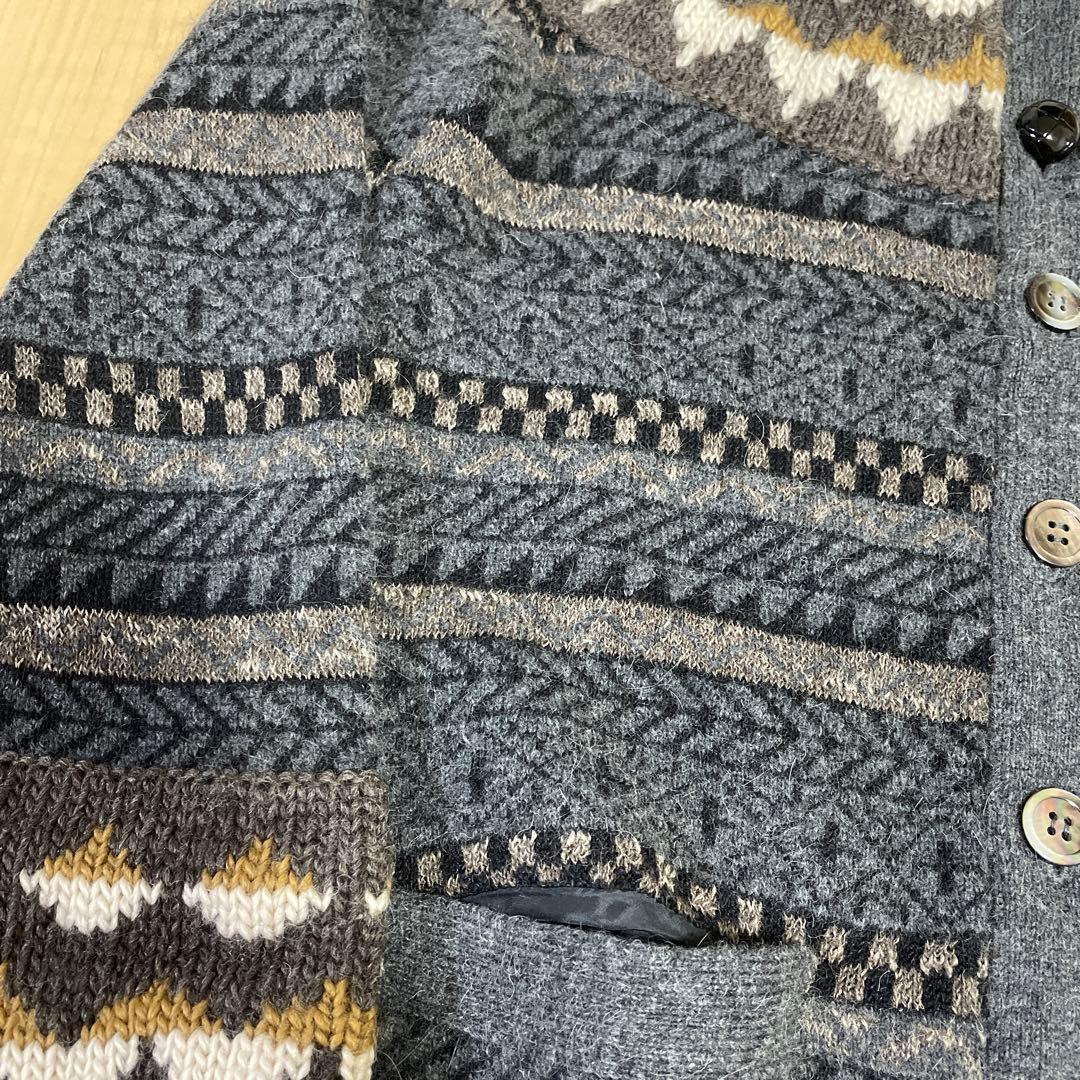 sacai サカイ　ノルディック　カーディガン　セーター　ニット　フェアアイル