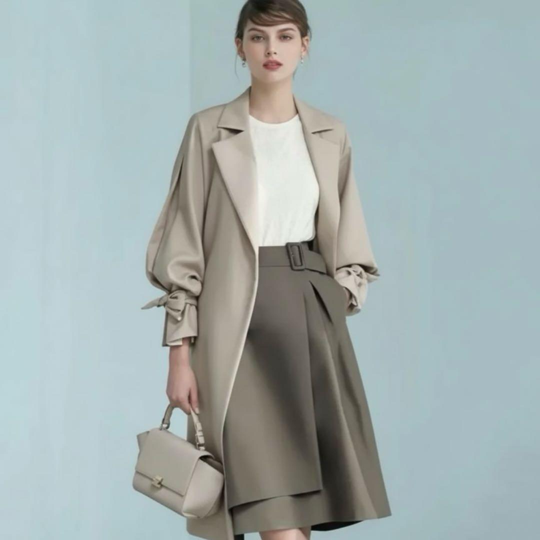 【美品✨】完売 17万 フォクシー Grace スプリングコート ベージュ 38