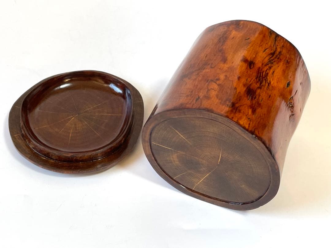 茶道具　川瀬表完　金輪寺　茶器　棗　共箱　木工芸　漆工芸 漆芸