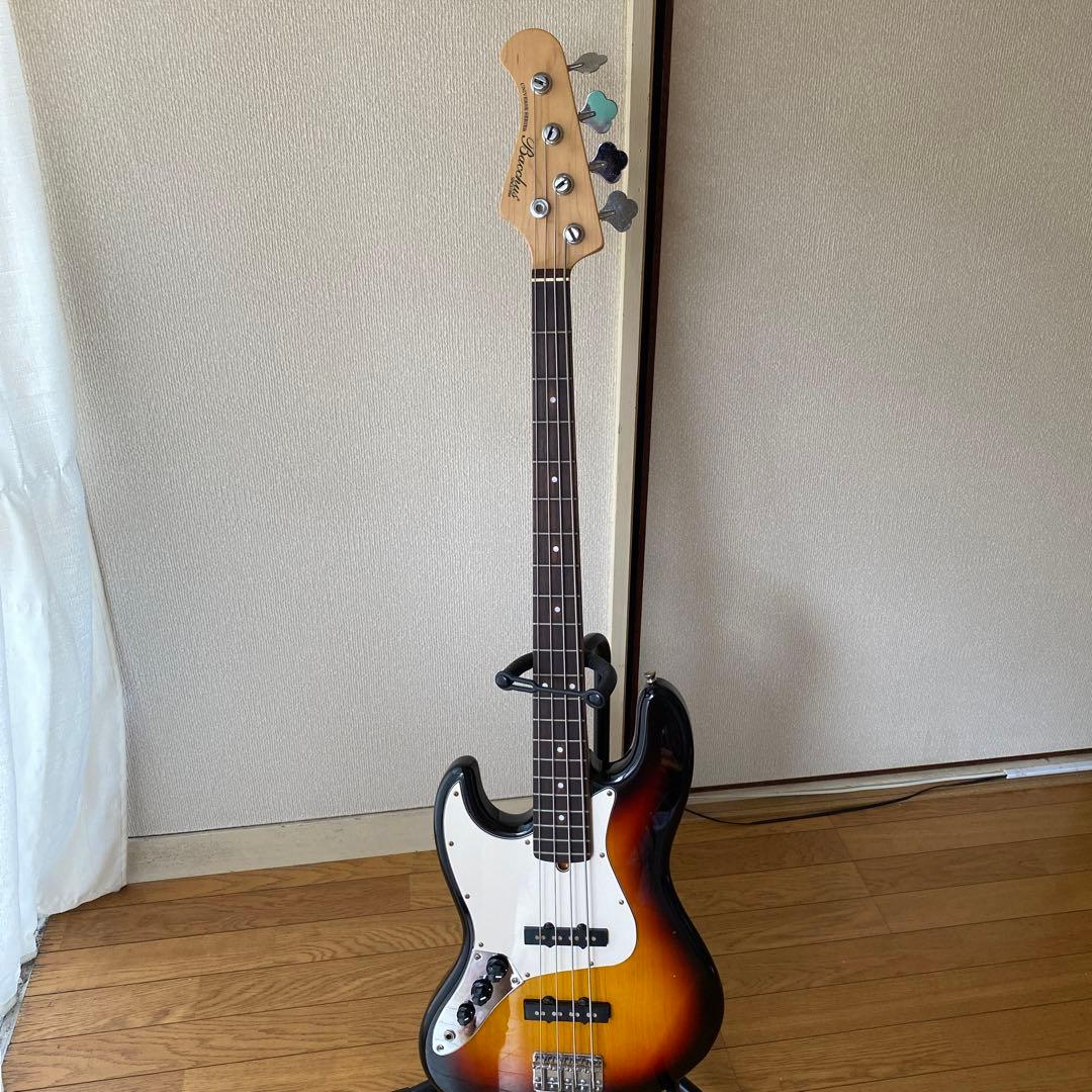 5/3迄！ベ-スギターバッカス 左利き　美品【送料込み価格】超お徳‼️スタンド付き