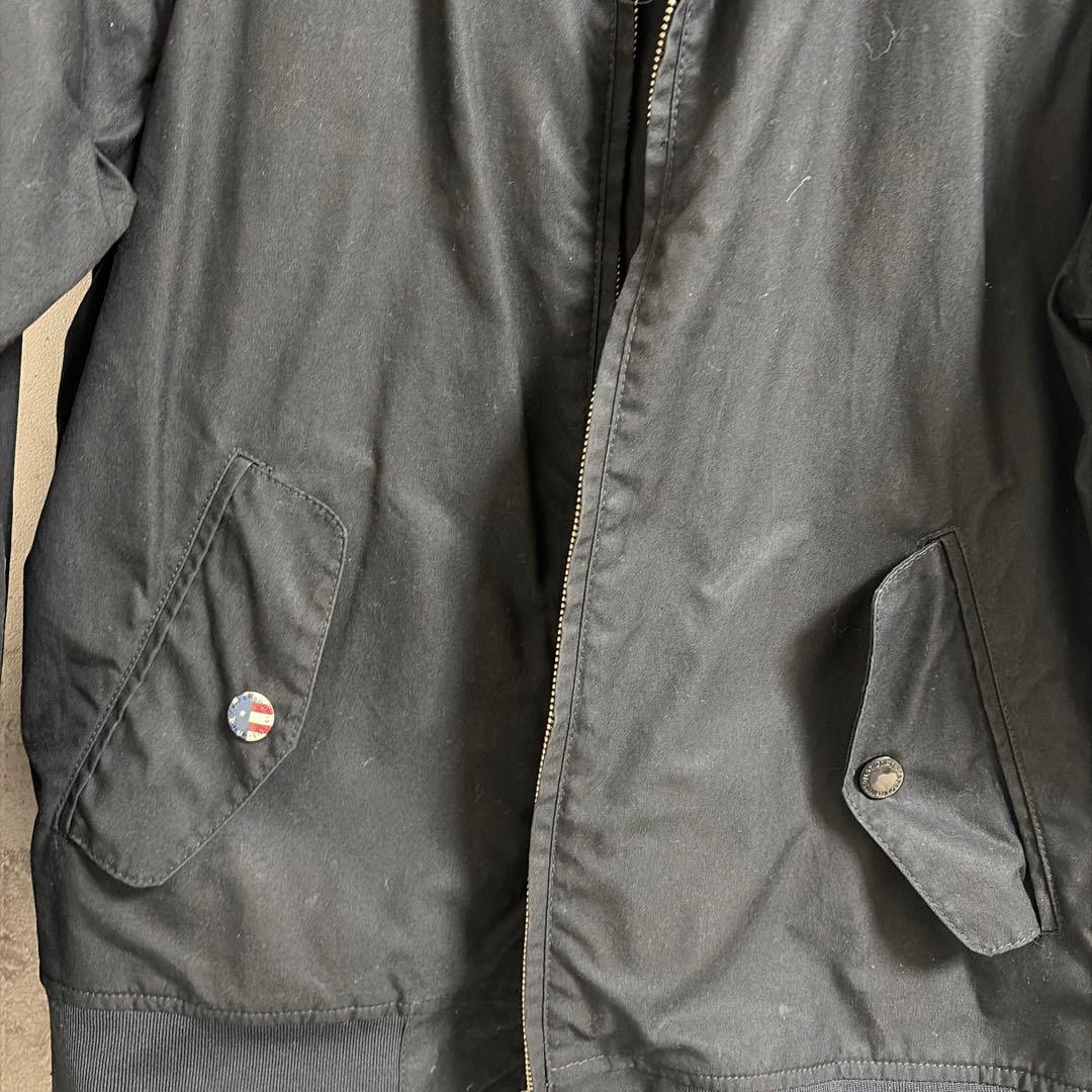 美品　Barbour ブラック ジャケット S