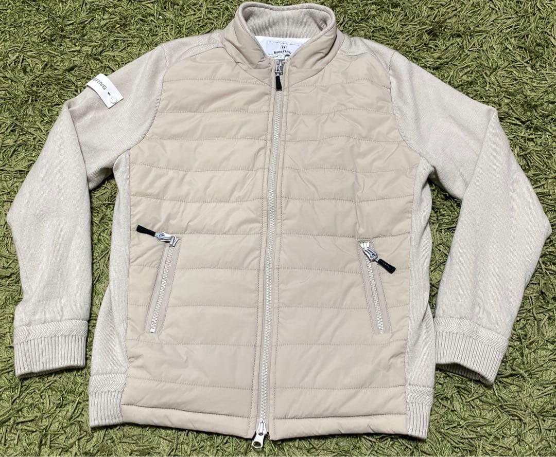 ブリーフィング　裏地付きニットブルゾン