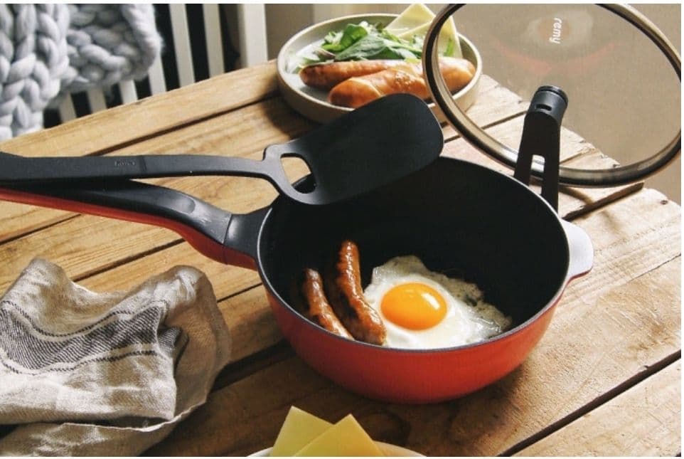 新品未開封 レミパン3点&エッグ&蓋&ターナー ホワイト セット