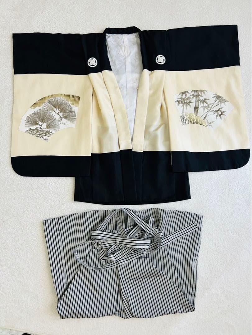 七五三　男の子　5歳　フルセット　絹