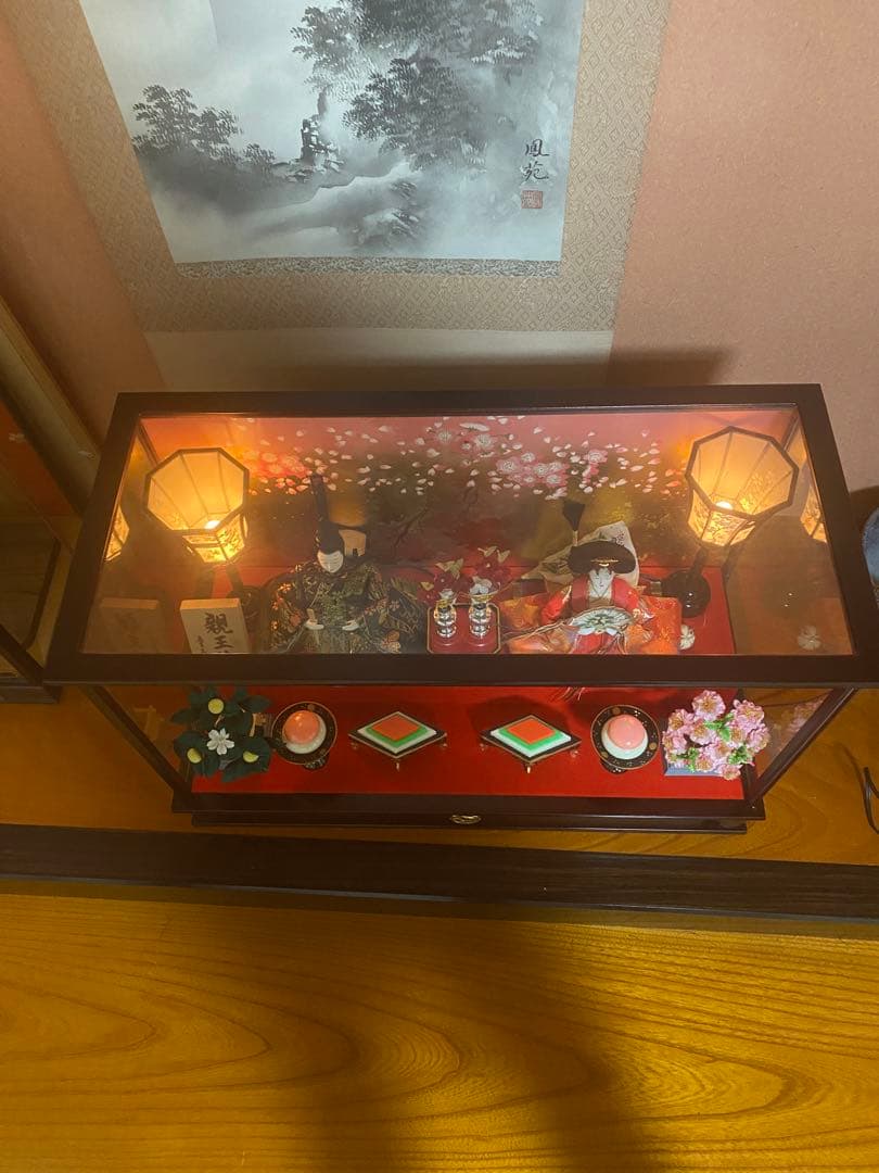 大幅値引き　親王飾り 童春作 ケース入 美品