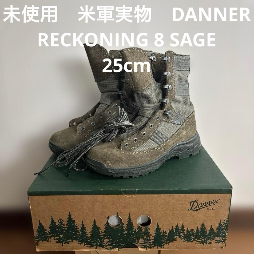 未使用　米軍実物　DANNER RECKONING 8 SAGE 25cm ③