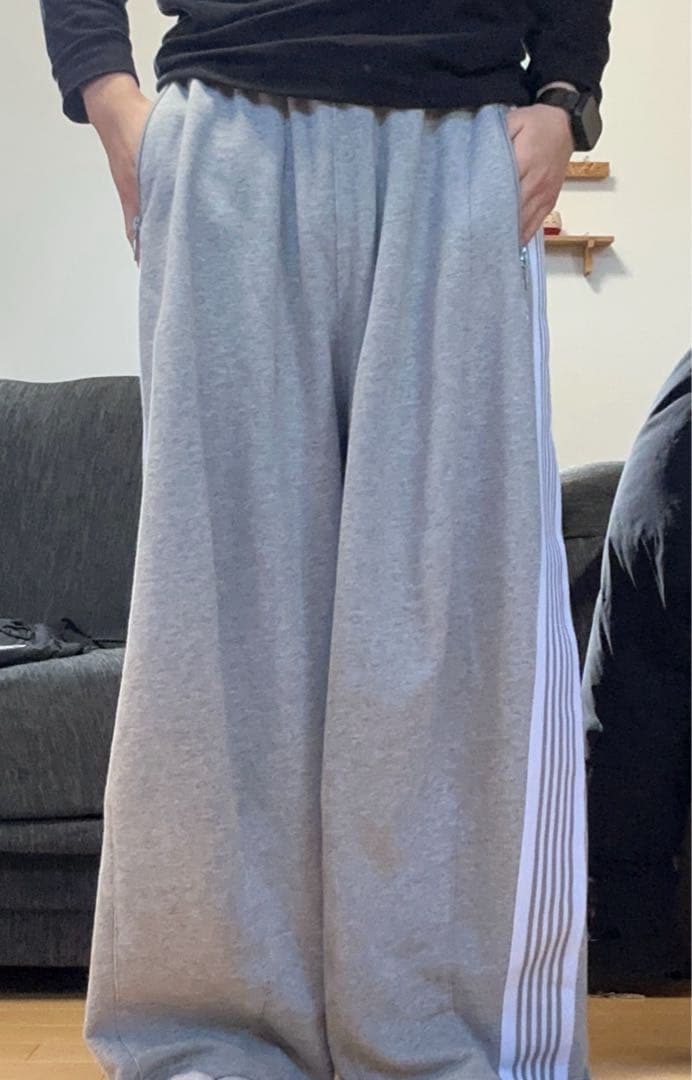 最安値Needles LHP 別注　スウェットパンツ　グレーヒザデル　S即日発送