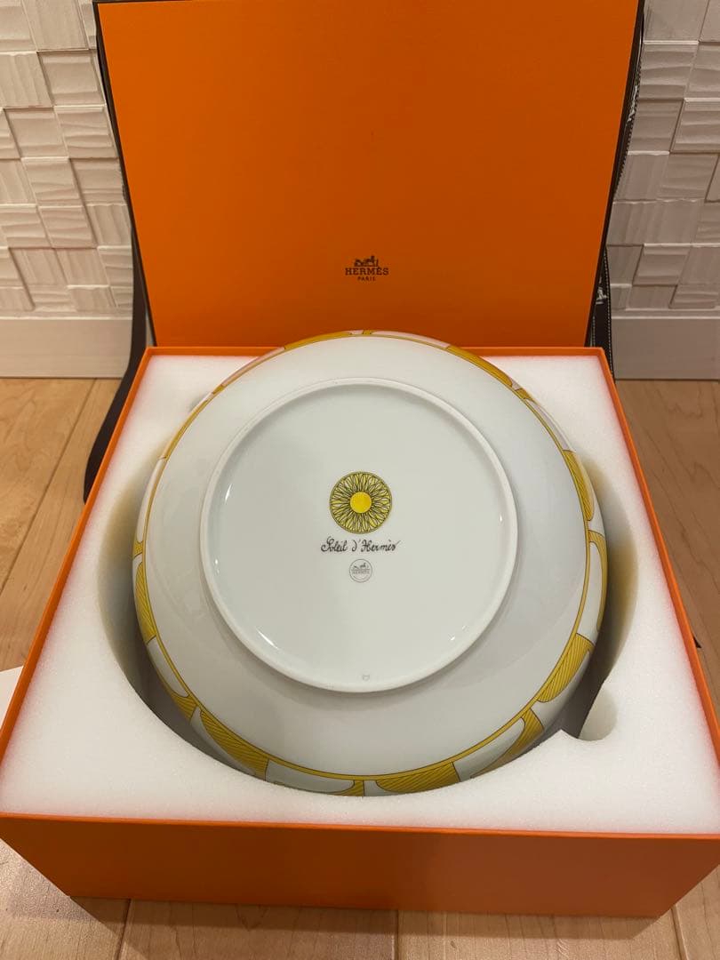 HERMESエルメス ソレイユ・ドゥ・エルメス サラダボウル ラージモデル