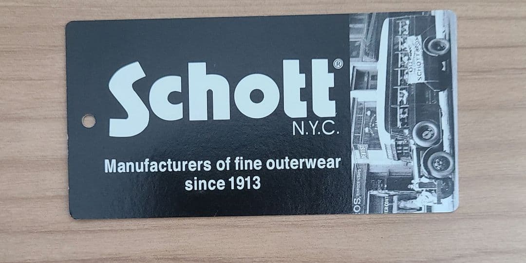 Schott レザーコンビ ジャケット/マウンテンパーカー Lサイズ ☆美品☆