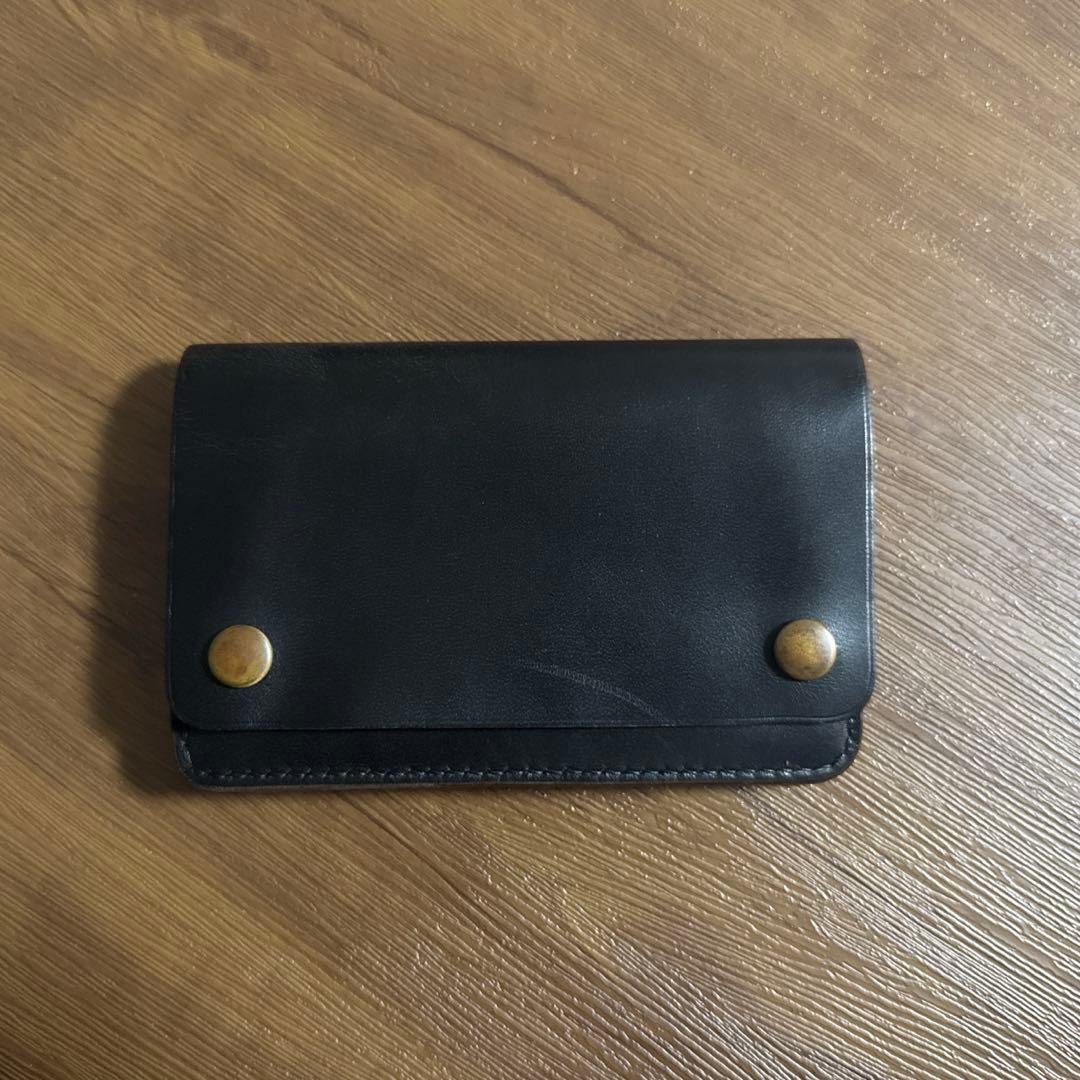 kaiji endo トラッカーウォレット(HORSE BUTT BLACK)