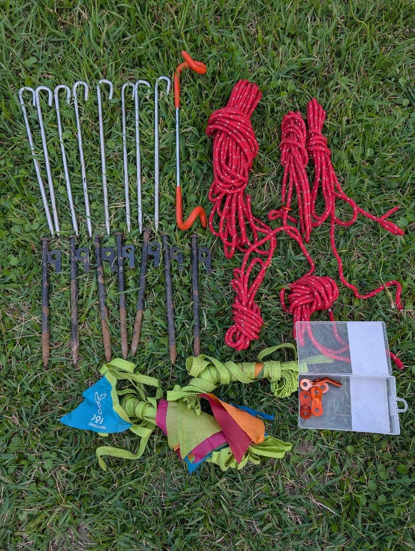 売切り！色々セット小川キャンパル ツインピルツ フォーク T/C テント/タープ