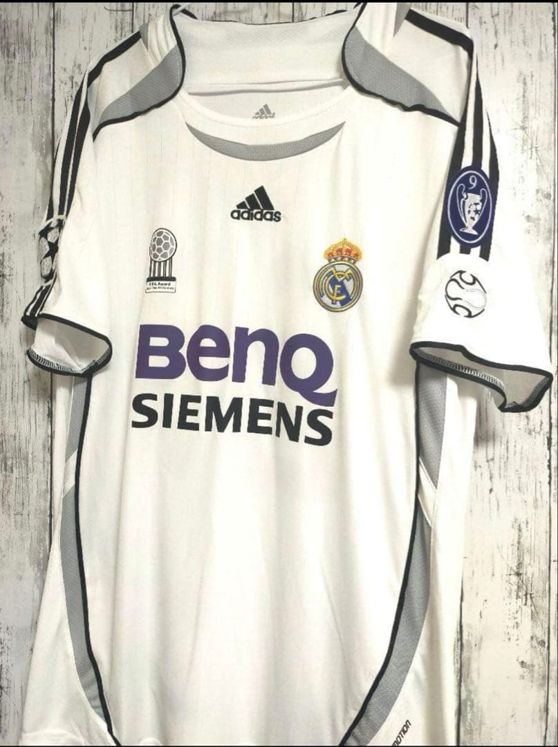 レアルマドリード ベッカム06/07CLユニ Lサイズ