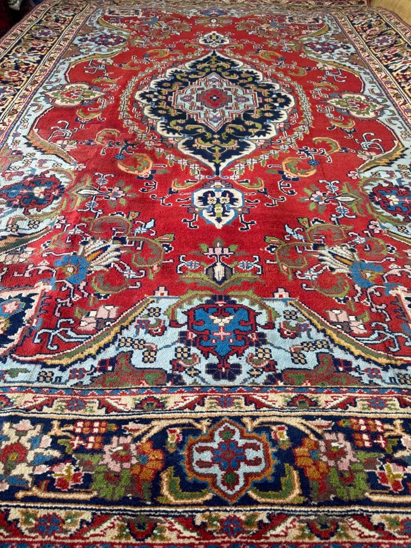 ペルシャ絨毯 カシャーン産 ウール100% 手織