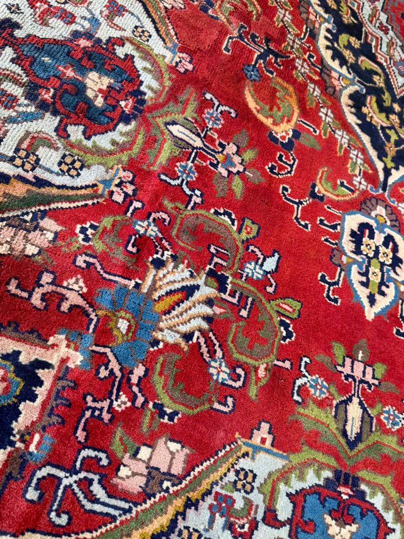 ペルシャ絨毯 カシャーン産 ウール100% 手織