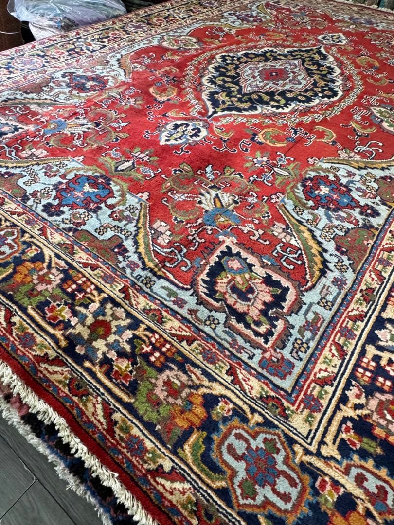 ペルシャ絨毯 カシャーン産 ウール100% 手織