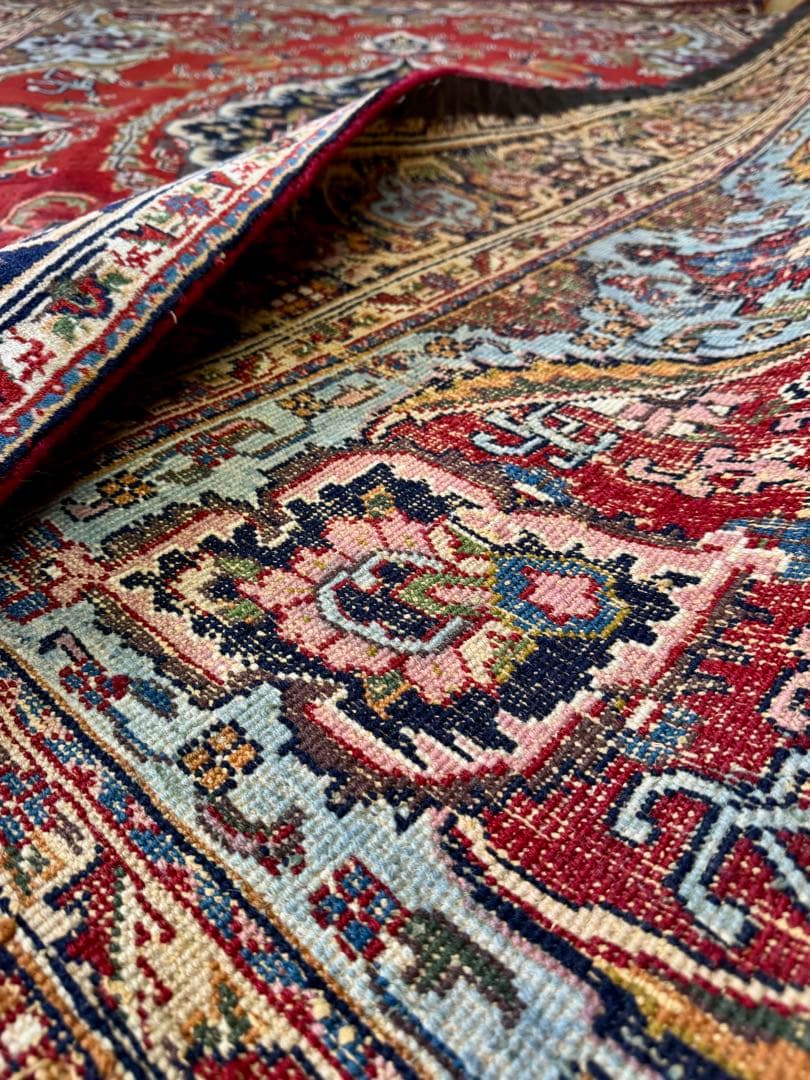 ペルシャ絨毯 カシャーン産 ウール100% 手織