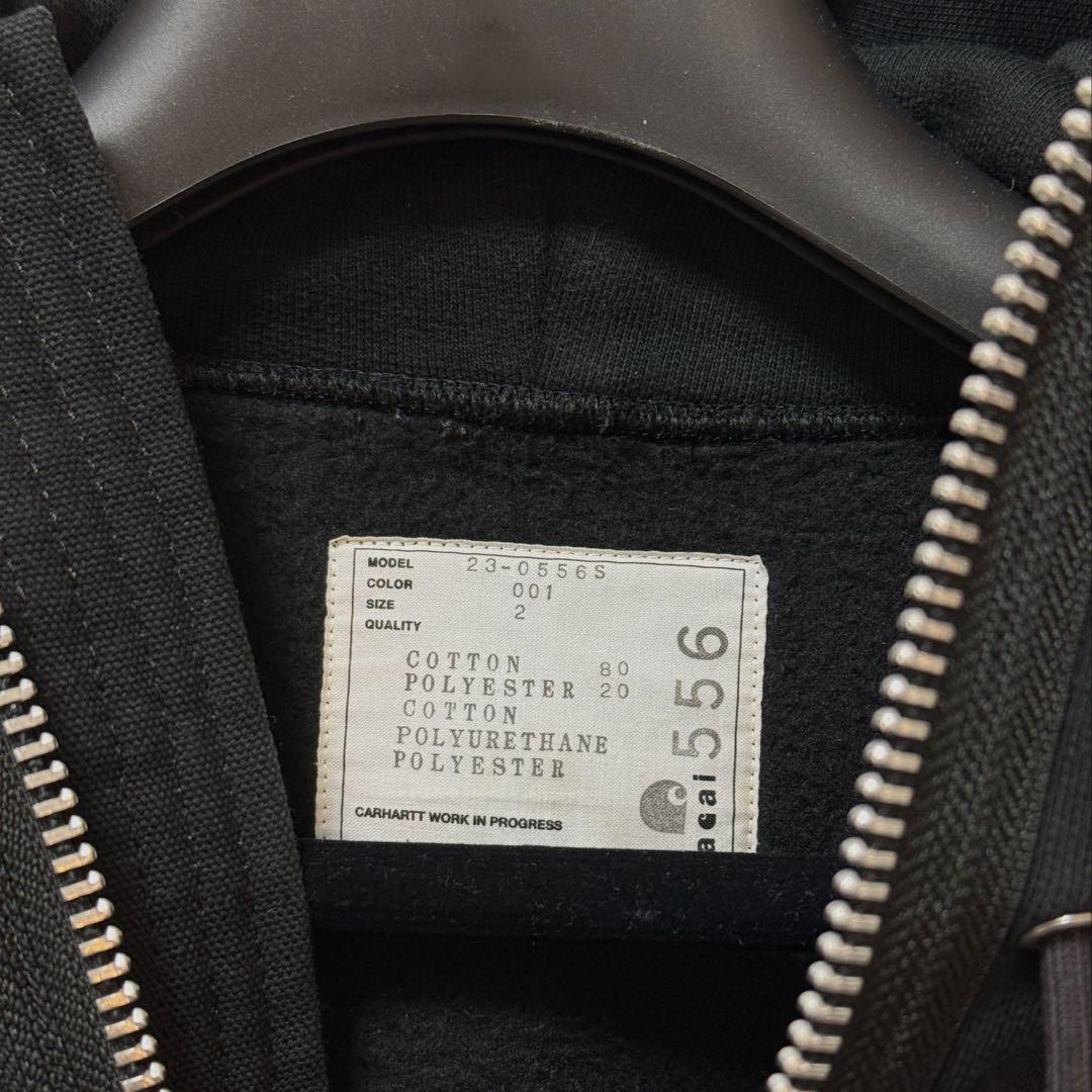 Sacai Carhartt Hoodie / Size2美品