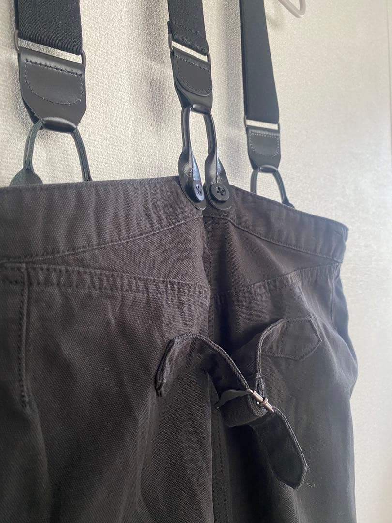spickandspan サスペンダー付きワーカーパンツ Ｓ