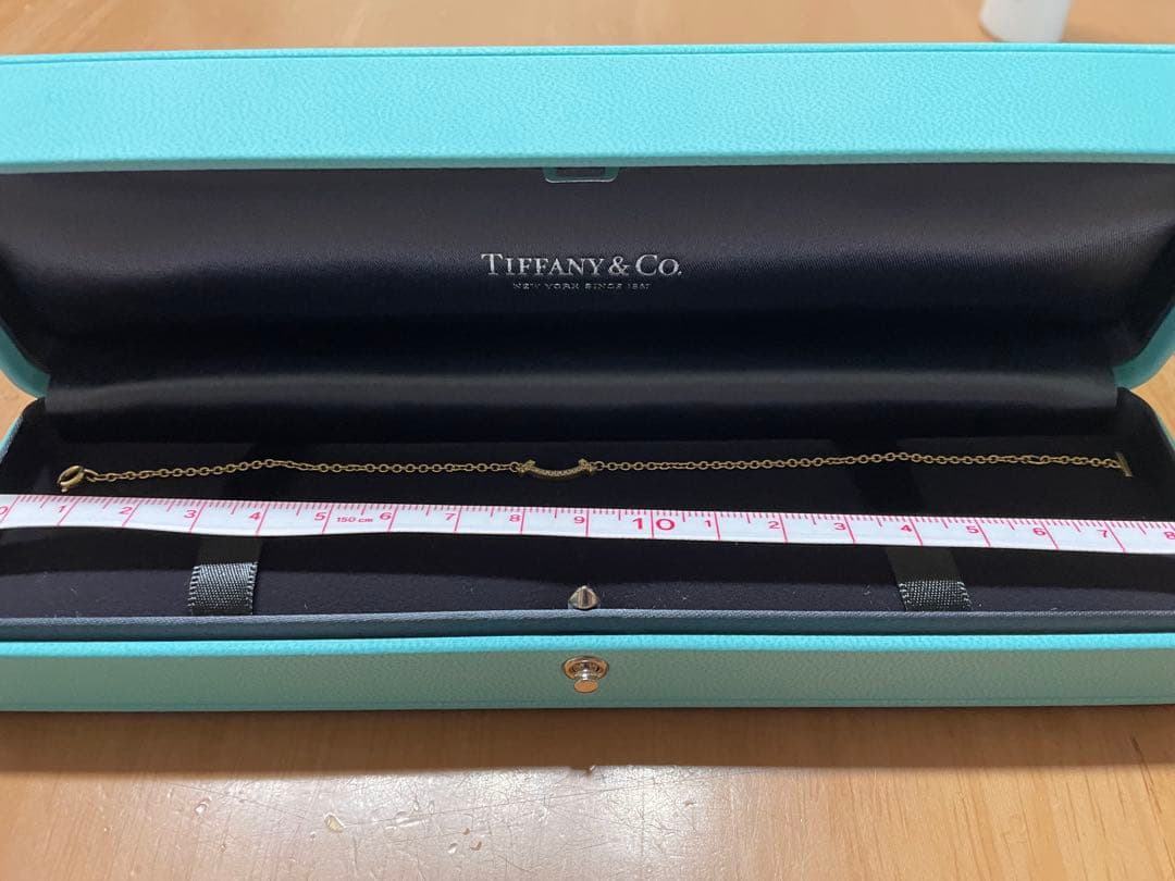 Tiffany & Co. Tスマイルミニ　ゴールドダイヤモンドブレスレット