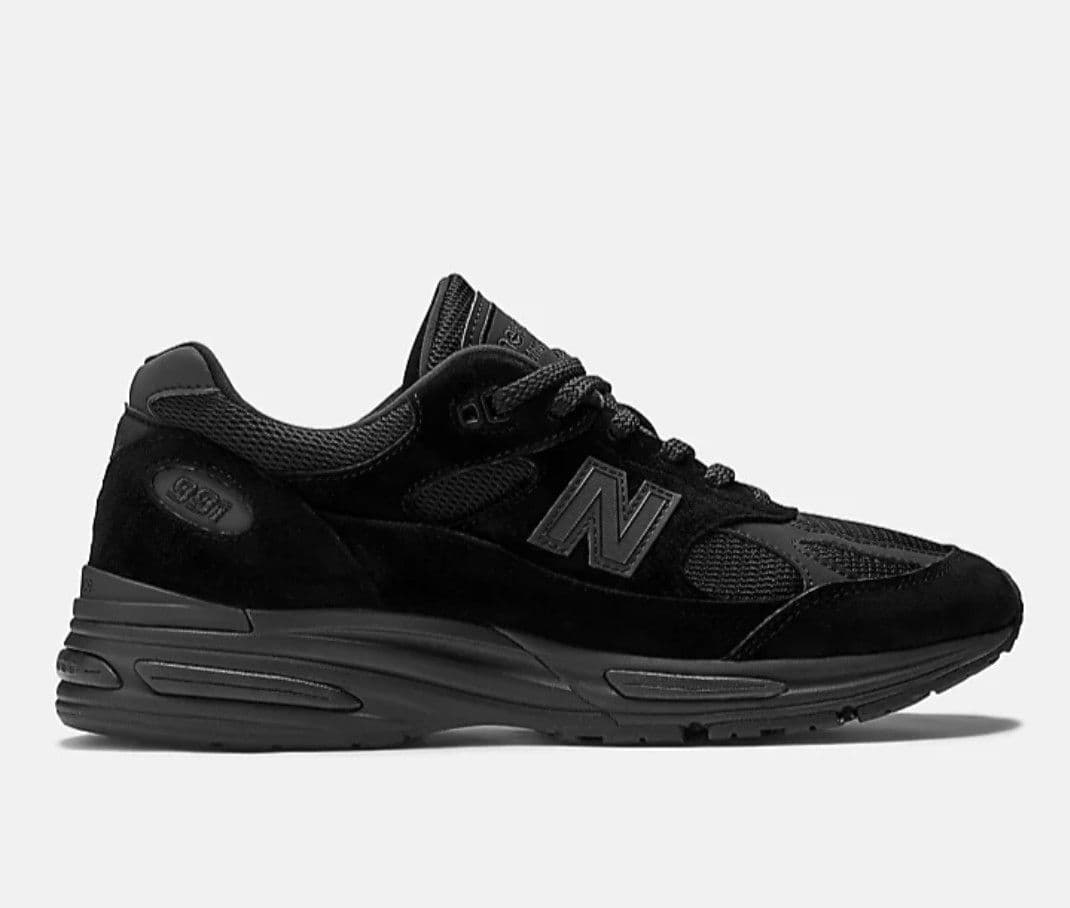 靴 New Balance 991V2 Triple Black 27.5cm