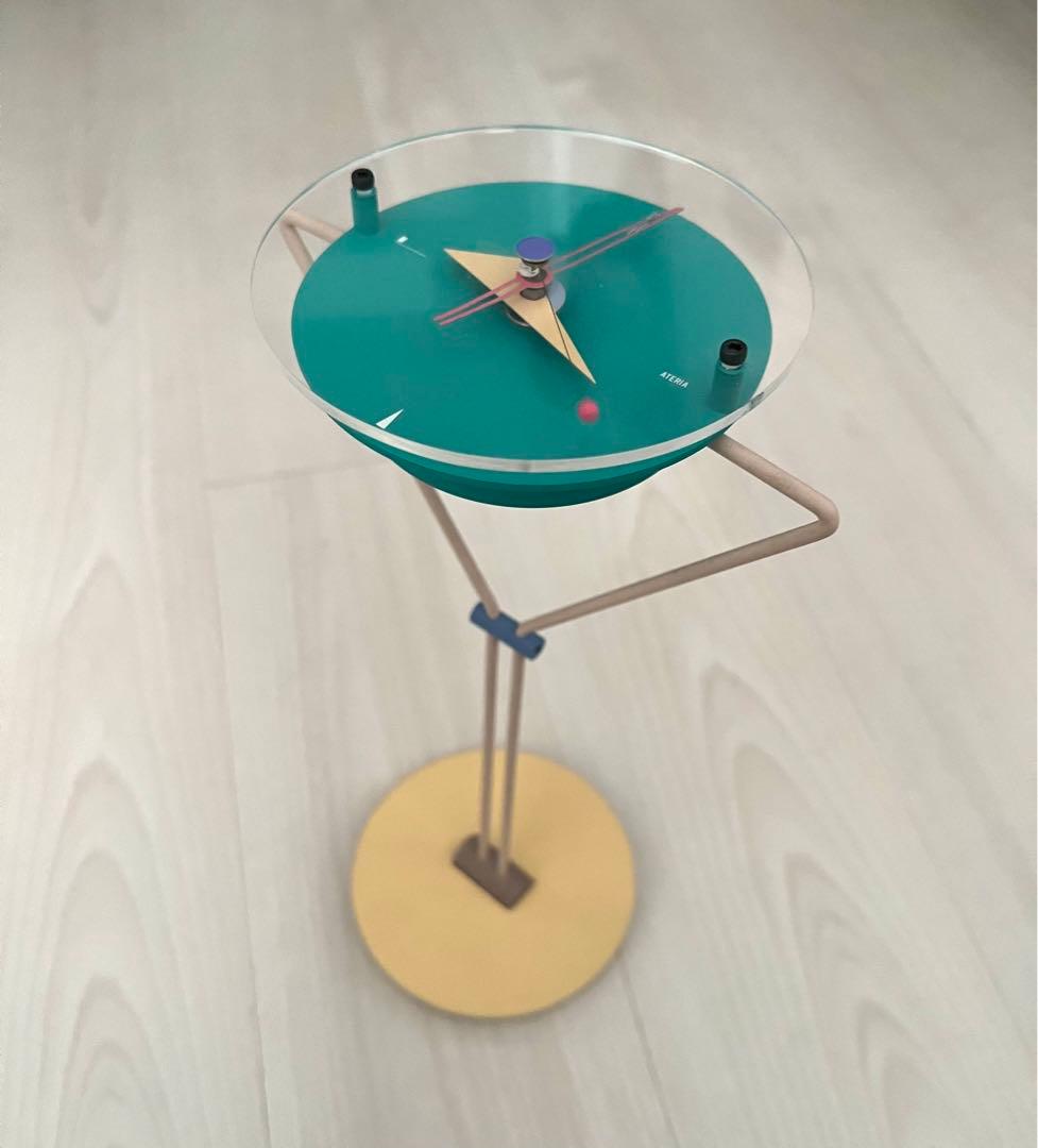 80's“Ateria” ヴィンテージ 置き時計 加藤孝志