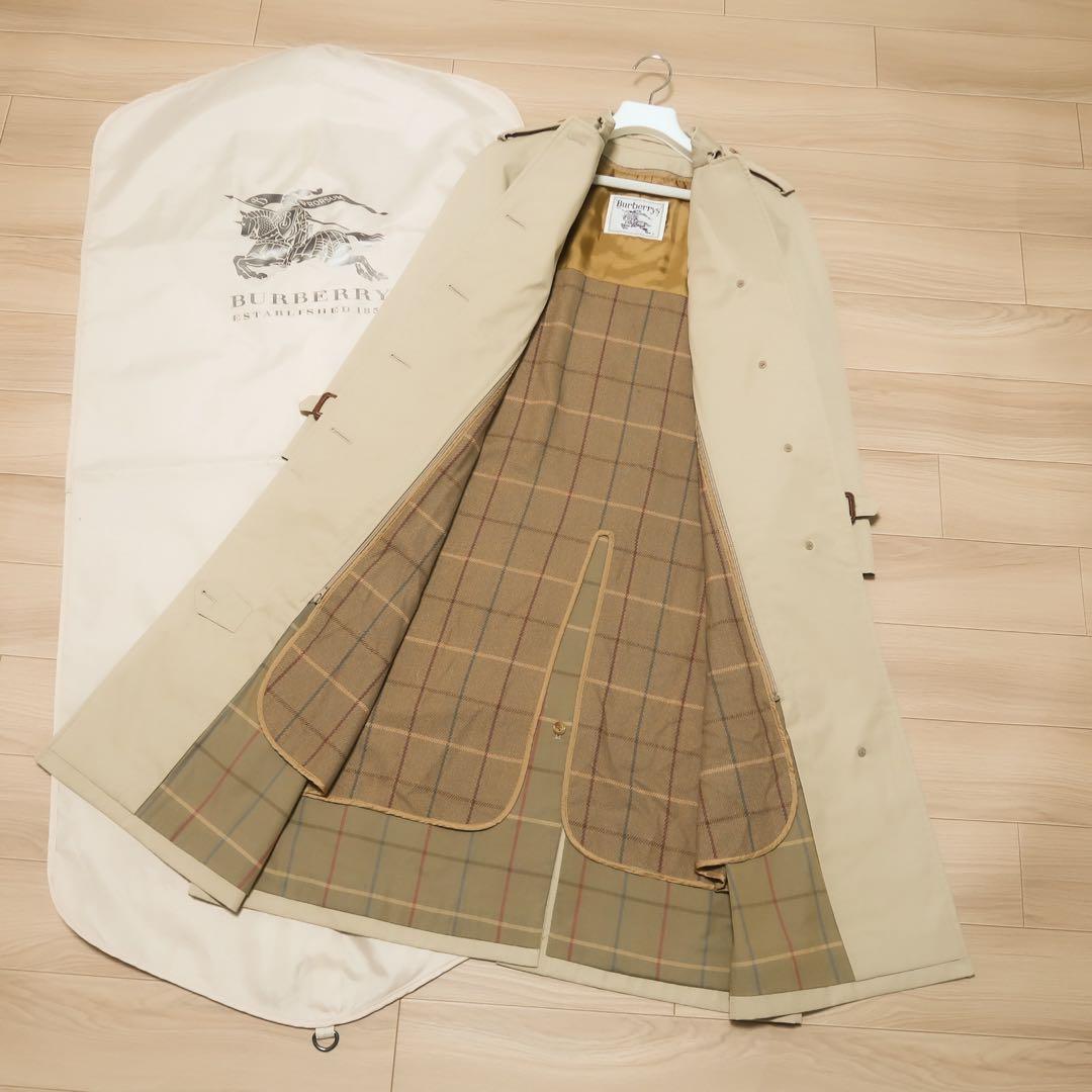 貴重 ビンテージ バーバリー ステンカラーコート ライナー付き BURBERRY