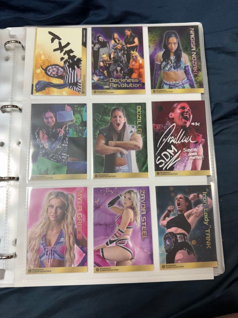 女子プロレス　マリーゴールド　プロレスカード　72種　トレカ
