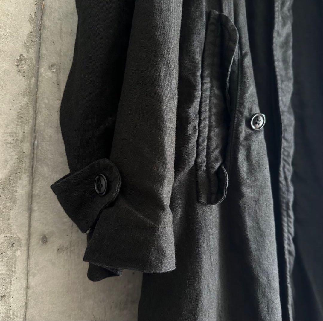 完売商品　nestrobe confectハイカウントリネンツイルトレンチコート