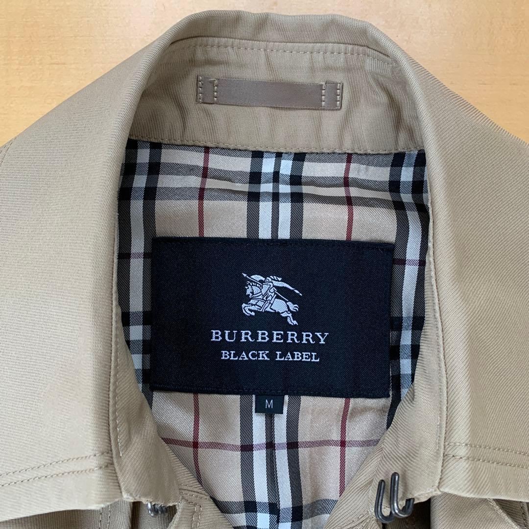 【BURBERRY BLACK LABEL】 ベージュ トレンチコート M